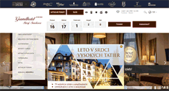 Desktop Screenshot of grandhotel.sk