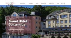 Desktop Screenshot of grandhotel.lu