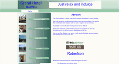 Desktop Screenshot of grandhotel.co.za